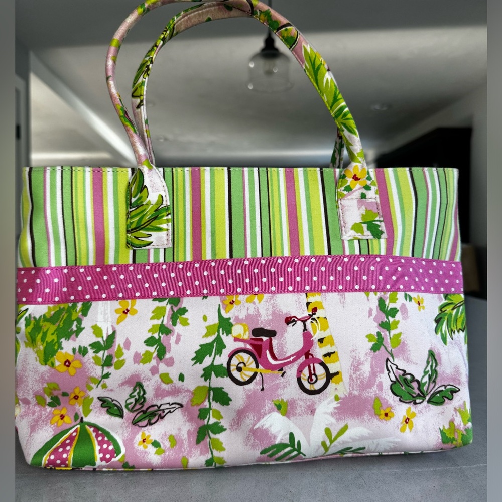 Talbots canvas spring/summer handbag purse